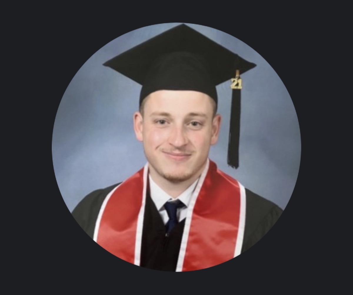 Justin Escourolles at graduation